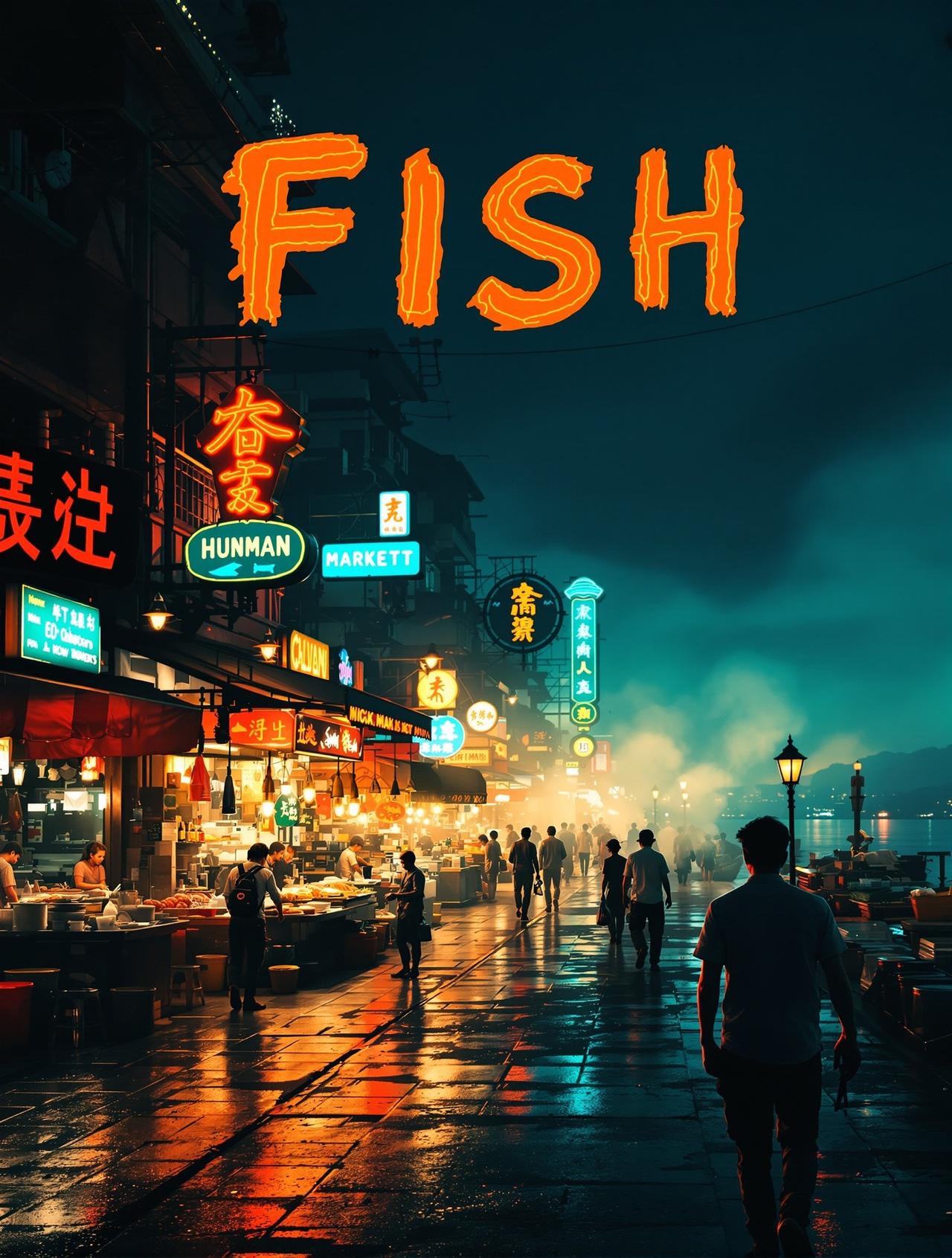 寻剧吧热映影片《霓虹渔火》海报